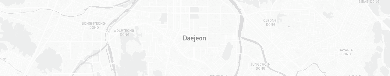 Mappa di Daejeon
